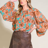 DELICATE HUE WOVEN TOP