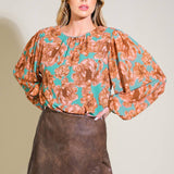 DELICATE HUE WOVEN TOP