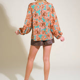 DELICATE HUE WOVEN TOP