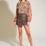 DELICATE HUE WOVEN TOP