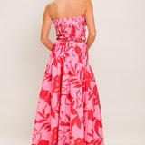 ANYTHING I WANT WOVEN TOP AND SKIRT SET