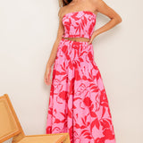 ANYTHING I WANT WOVEN TOP AND SKIRT SET