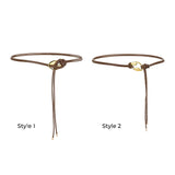 Recycled Leather Belt Versatile Styling Waist Accessory AURELIA