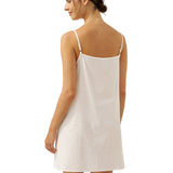 Linen V-Neck Cover-Up and Slip Dress Set CASS
