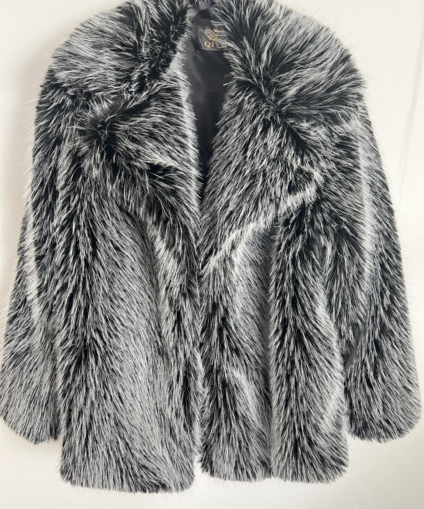 Mob Wife Faux Fur Coat