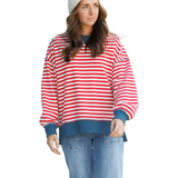 Saturday Stripe Crew