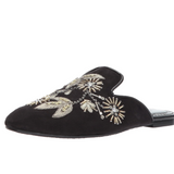 Floral Island Flats in Black