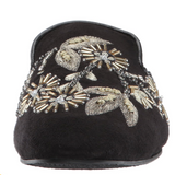 Floral Island Flats in Black