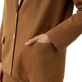 Lyocell Linen Tailored Blazer CASSIDY