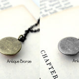 Pluto and Charon Layered Space Necklace