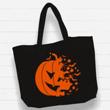 Beach Bag / XL Tote Bag - "halloween pumpkin"