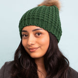 Cute Textured Pom Beanie