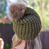Cute Textured Pom Beanie