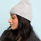 Rib Knit Cuffed Beanie