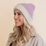 Essential Harmony Two-Tone Knit Beanie