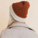 Essential Harmony Two-Tone Knit Beanie