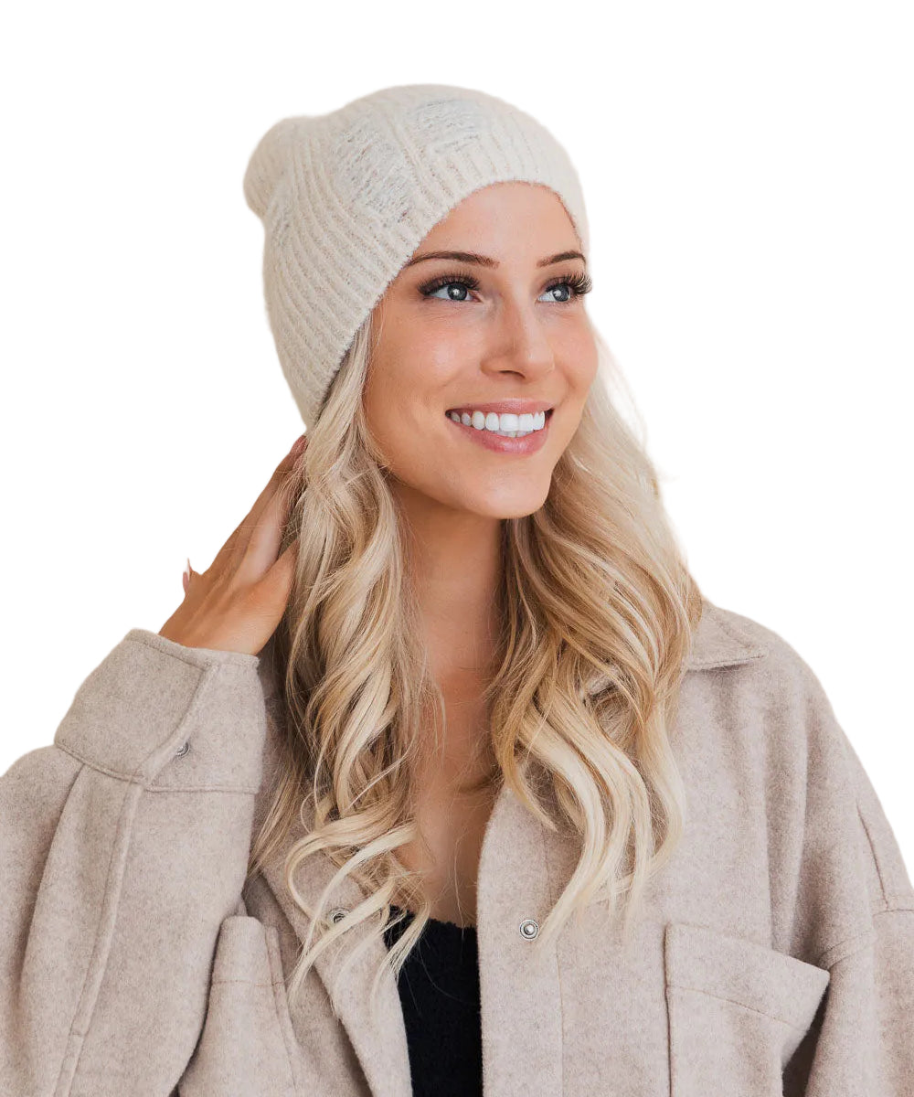 Rugged Edge Distressed Knit Beanie