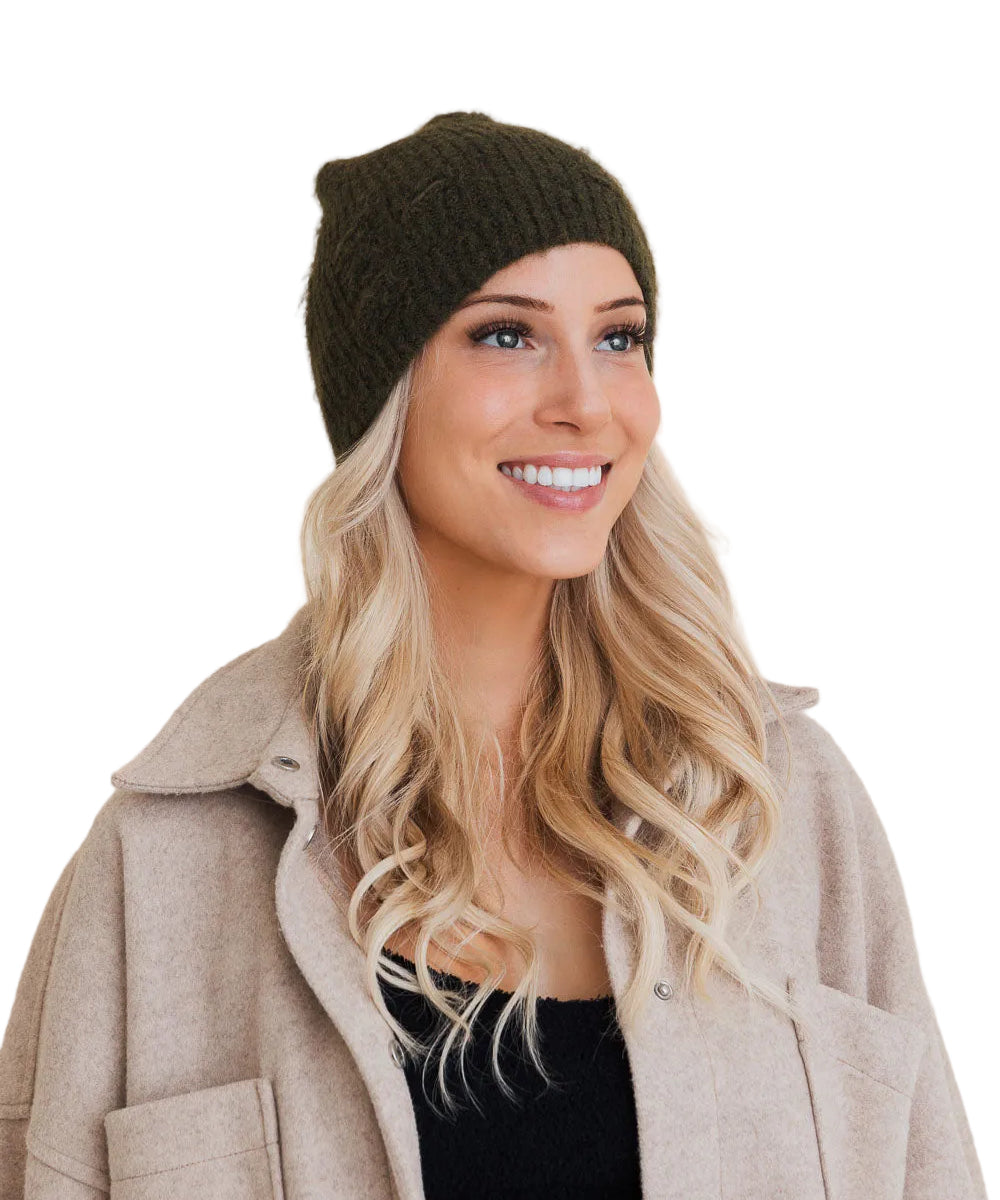 Rugged Edge Distressed Knit Beanie