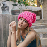 Soft Chunky Cable Knit Beanie