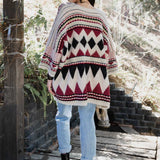 Faux Hair Aztec Pocket Ruana