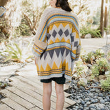 Faux Hair Aztec Pocket Ruana