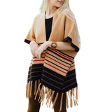Western Luxe Fringed Ruana