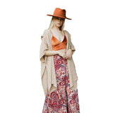 Cozy Soft Waffle Hooded Ruana