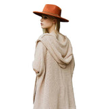 Cozy Soft Waffle Hooded Ruana
