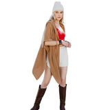 Cozy Soft Waffle Hooded Ruana