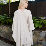 Cozy Haven Embroidered Tassel Wrap