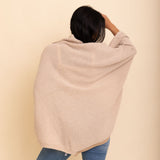 Over The Shoulder Knitted Shawl
