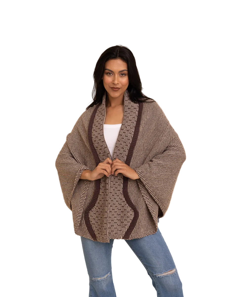 Over The Shoulder Knitted Shawl