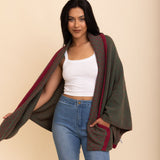Over The Shoulder Knitted Shawl