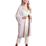 Ultra-Soft Luxe Mohair Knit Cardigan
