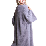 Ultra-Soft Luxe Mohair Knit Cardigan