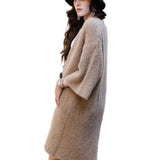 Ultra-Soft Luxe Mohair Knit Cardigan
