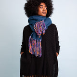 Frayed Bohemian Flow Scarf