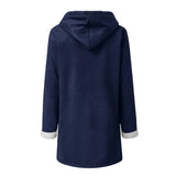Sherpa-Lined Duffle Toggle Jacket with Hood — Warm Hooded Fleece Coat
