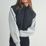 Crop Puffer Vest