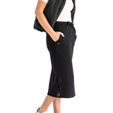 Abbie Mesh Detail Knit Midi Skirt