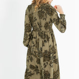 Aleeyah Smocked Midi Dress