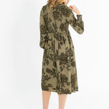 Aleeyah Smocked Midi Dress