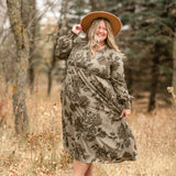 Aleeyah Smocked Midi Dress