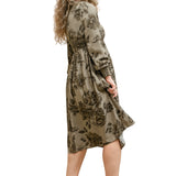 Aleeyah Smocked Midi Dress