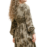 Aleeyah Smocked Midi Dress