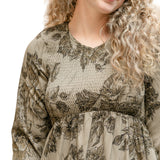 Aleeyah Smocked Midi Dress