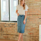 Alisa Short Ruffle Sleeve Top