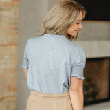 Alisa Short Ruffle Sleeve Top