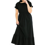 Amy Puff Sleeve Maxi Dress