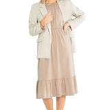 Amy Puff Sleeve Midi Dress